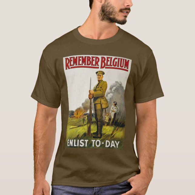 Camiseta Recordar Bélgica (Anverso)