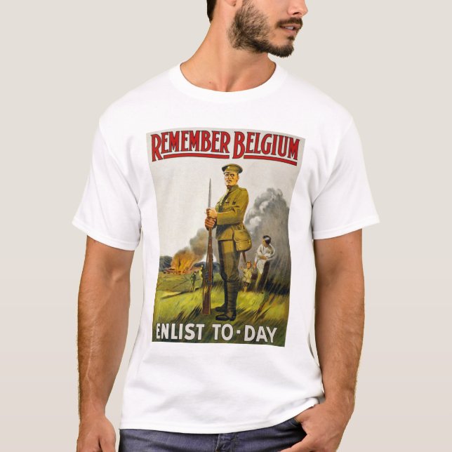 Camiseta Recordar Bélgica (Anverso)