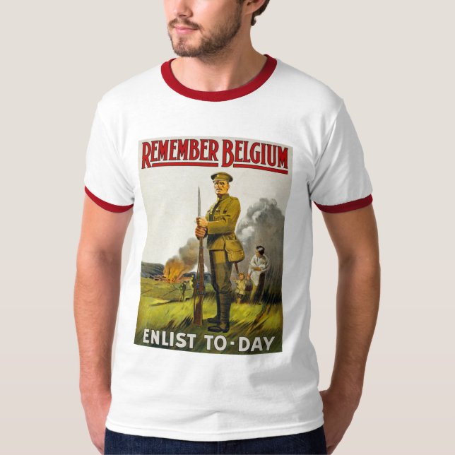 Camiseta Recordar Bélgica (Anverso)