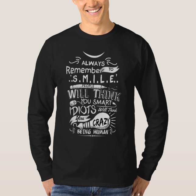Camiseta Recordar siempre sonreír (Anverso)