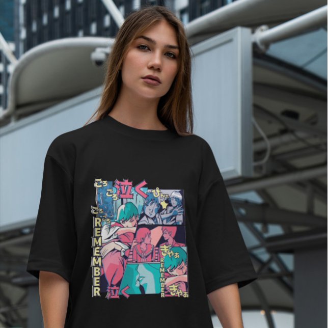 Camiseta Recordar Vaporwave Anime (Subido por el creador)