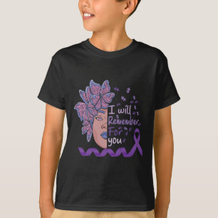 Camiseta Recordará Para Usted Alzheimerheimer Awareness Bu