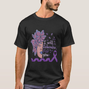 Camiseta Recordará Para Usted Alzheimerheimer Awareness Bu