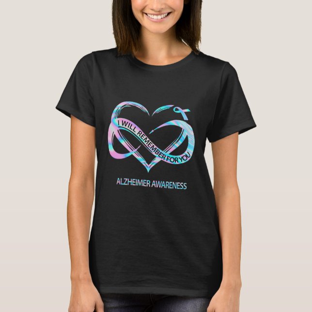 Camiseta Recordaré Por Ti Heimerheimer Awareness Cut (Anverso)