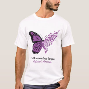 Camiseta Recordaré por ti la conciencia de Alzheimer