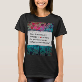 Camiseta Recordatorio 1 Falta un Corazón