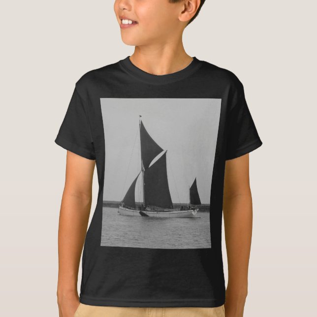 Camiseta Recordatorio de Gabarra de Vela (Anverso)