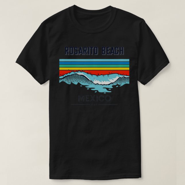 Camiseta Recordatorio de México de Rosarito Beach Souvenir (Diseño del anverso)