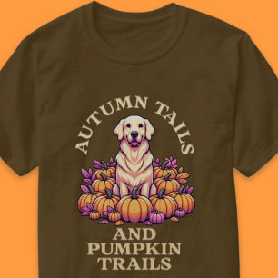 Camiseta Recordatorio de Otoño y senderos de calabaza