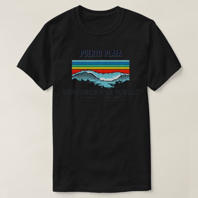 Camiseta Recordatorio de Puerto Plata Souvenir República Do (Diseño del anverso)