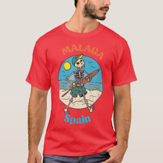 Camiseta Recordatorio de recuerdo de esqueletos de España e