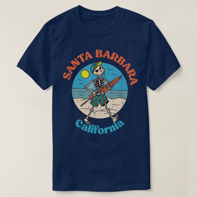 Camiseta Recordatorio de recuerdo de los esqueletos de Sant (Diseño del anverso)