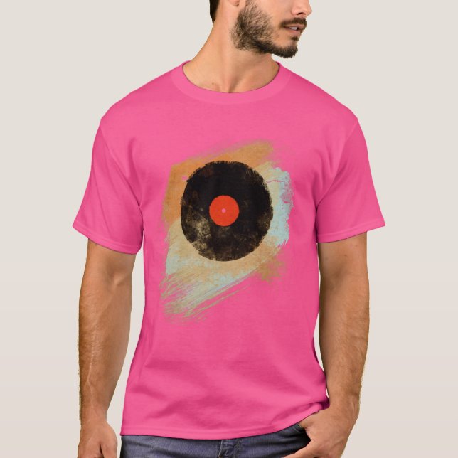 Camiseta Récords de vinilo retro de vinilo récords de gramí (Anverso)
