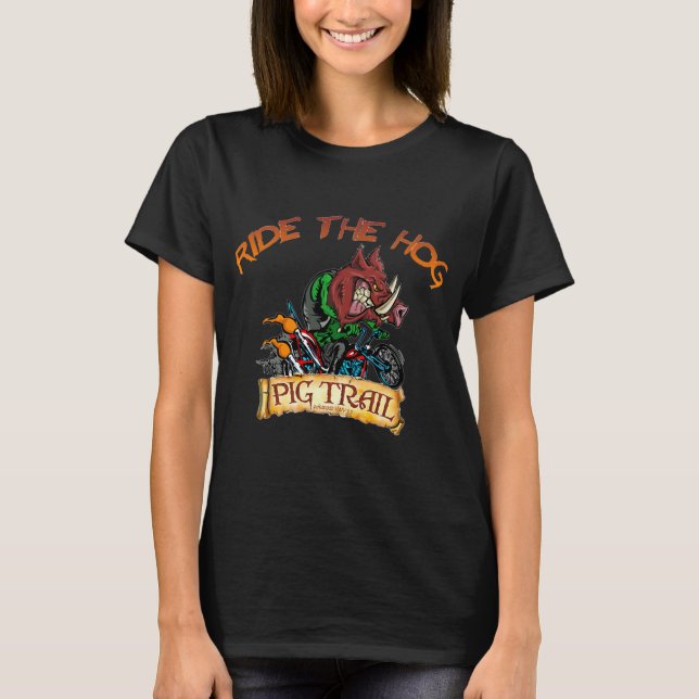 Camiseta Recorrer El Camino Del Cerdo Del Hog (Anverso)