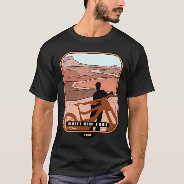Camiseta Recorrido de la cuenca blanca � recuerdo del cicli (Anverso)