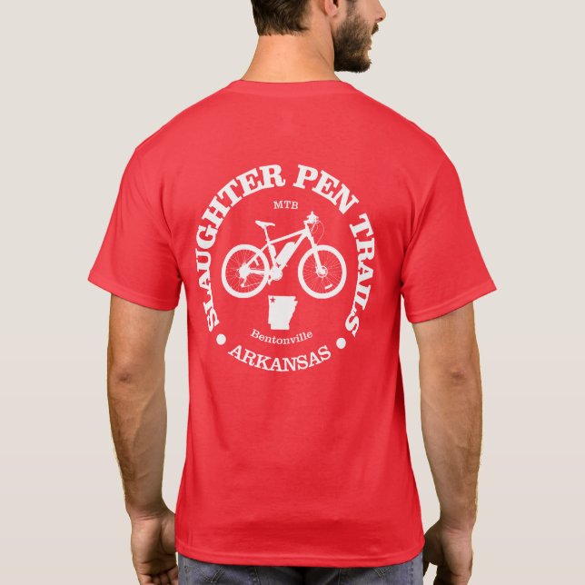 Camiseta Recorrido de la pluma de sacrificio (ciclismo) (Reverso)