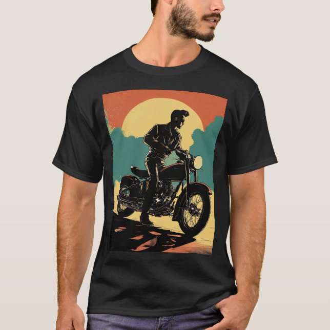 Camiseta Recorrido de motociclistas asombrosos (Anverso)