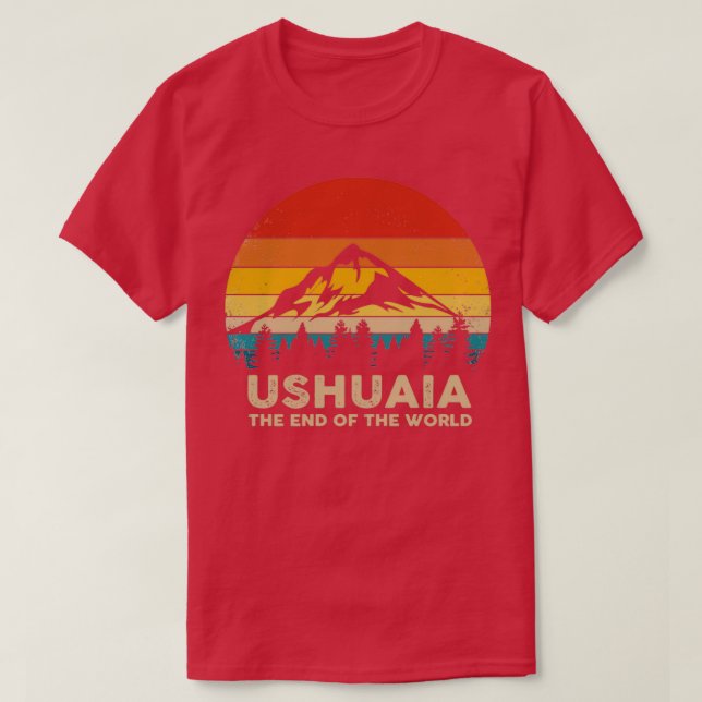 Camiseta Recorrido de Ushuaia (Diseño del anverso)