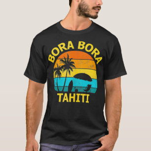 Camiseta Recorrido de vacaciones de Bora Bora Tahiti