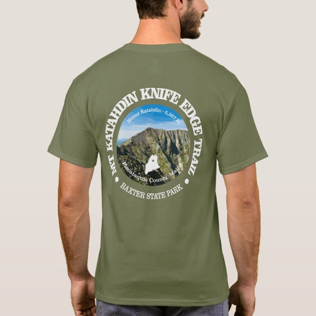 Camiseta Recorrido del borde del Cuchillo (Katahdin) (Reverso)