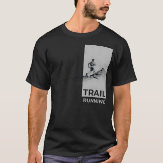 Camiseta Recorrido Dibujar montañas Minimalistas