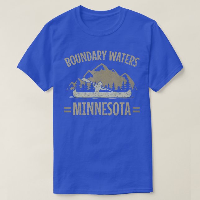 Camiseta Recorrido en canoa por las aguas fronterizas Minne (Diseño del anverso)