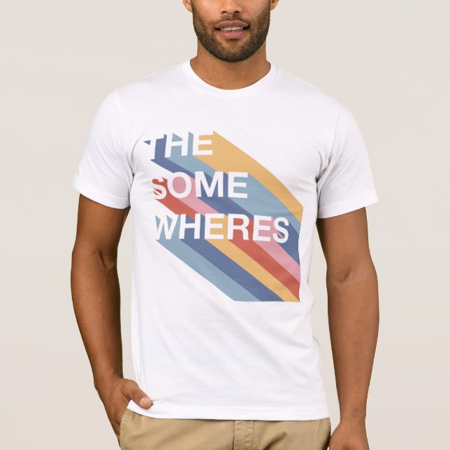 Camiseta Recorrido para hombres - Texto oscuro para Camiset (Anverso)