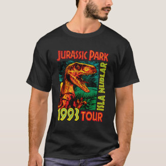 Camiseta Recorrido por el Parque Jusrassic Isla Nublar 1993