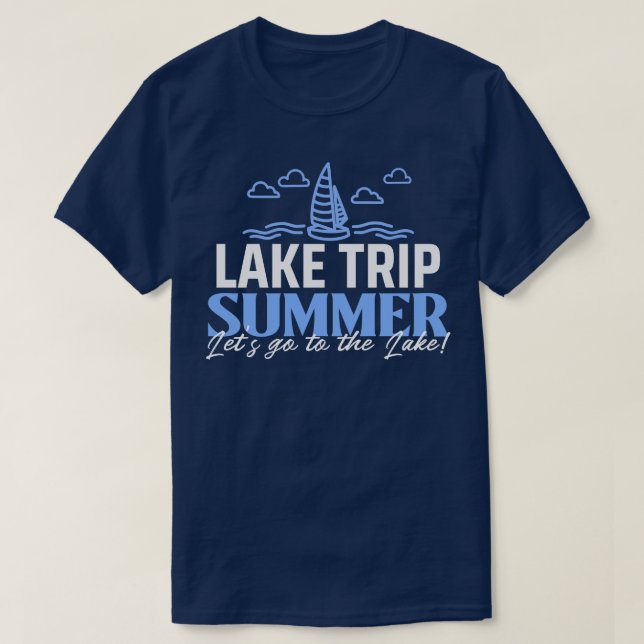 Camiseta Recorrido por los lagos de verano (Diseño del anverso)