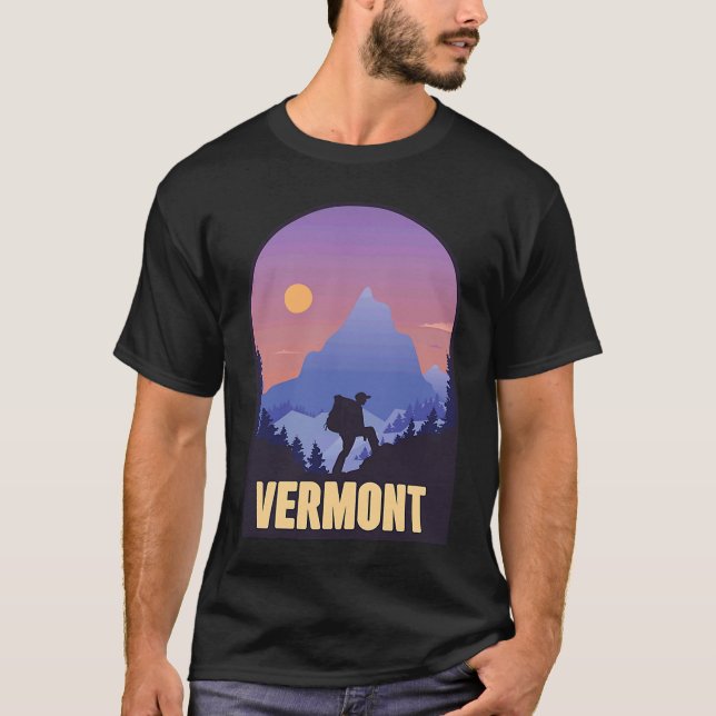Camiseta Recorrido por Vermont State USA (Anverso)