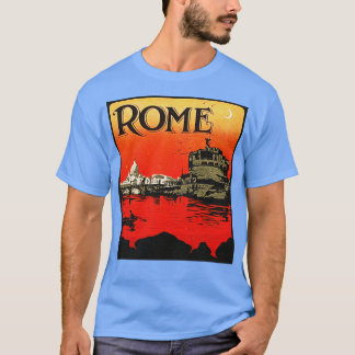 Camiseta Recorrido turístico de Roma de los años 80