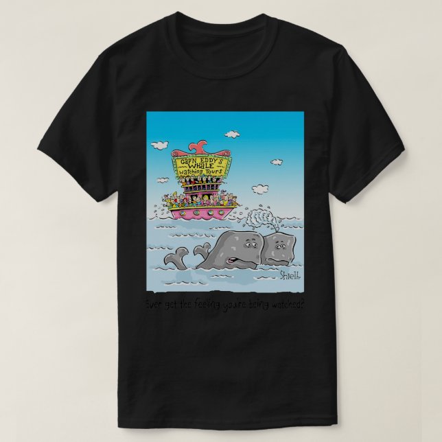 Camiseta Recorridos de observación de ballenas 1 (Diseño del anverso)