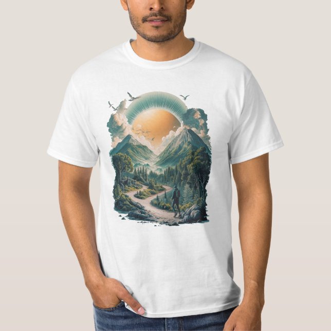 Camiseta recorriendo el camino (Anverso)
