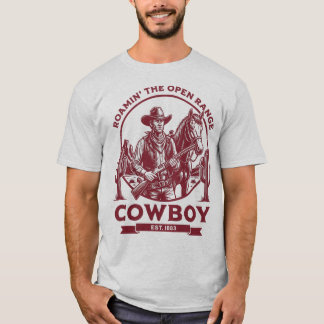 Camiseta Recorriendo el Rango Abierto – Vaquero Occidental 