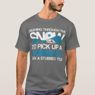 Camiseta Recorriendo La Nieve, Paramédica, Médica