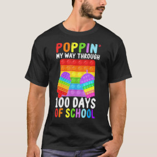 Camiseta Recorriendo Mi Camino A Través De 100 Días De Ense