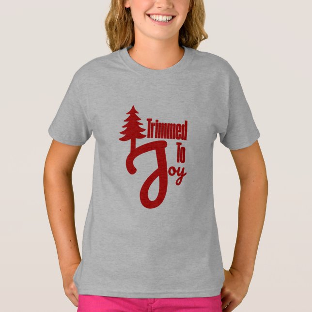 Camiseta Recortado para Alegría (Anverso)