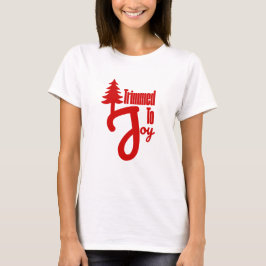 Camiseta Recortado para la Alegría