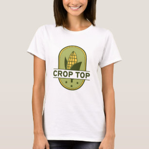 Camiseta Recortar arriba