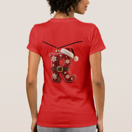 Camiseta Recorte de oro pastel en capas letra R