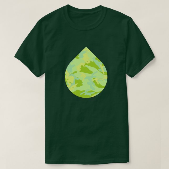 Camiseta Recorte de patrón de vídeo de SpringTime (Diseño del anverso)