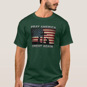 Camiseta Recrear a Estados Unidos grande otra vez