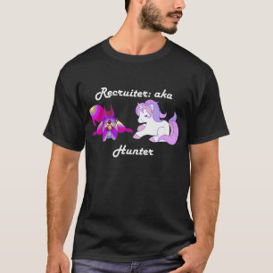 Camiseta Recruiter Purple Squirrel Unicorn Hunter Premium
