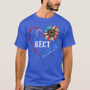 Camiseta RecT Terapia Recreacional USA Estetosc de girasol