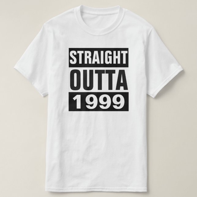 CAMISETA RECTA 1999 DE OUTTA (Diseño del anverso)