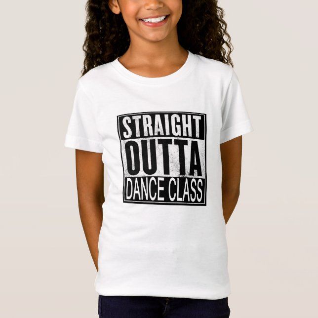 Camiseta recta de la clase de danza de Outta (Anverso)