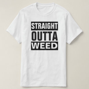 CAMISETA RECTA DE LA MALA HIERBA DE OUTTA