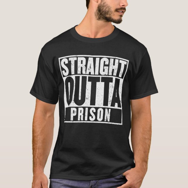 Camiseta recta de la prisión de Outta (Anverso)