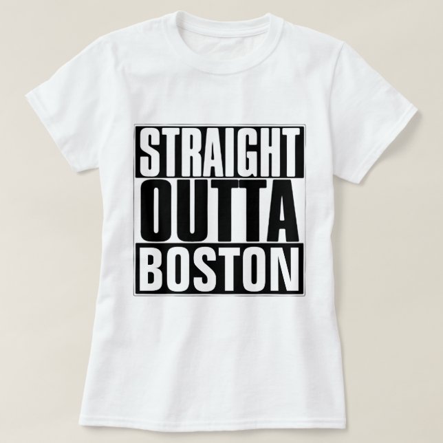 CAMISETA RECTA DE OUTTA BOSTON (Diseño del anverso)