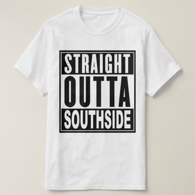 Camiseta recta de Outta Southside (Diseño del anverso)